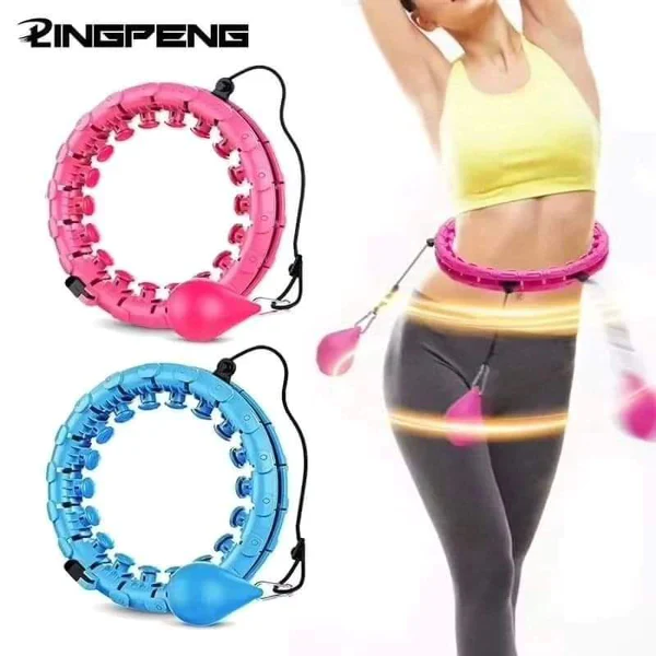 Weighted Hula Hoop for Adults, Smart Hula Hoop with Weight Ball - Image 2