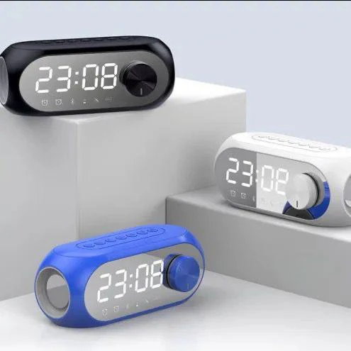 Portable Digital Alarm Clock with Bluetooth Speakers - Image 4