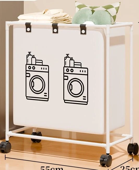 New Laundry basket Foldable dirty clothes organizer with wheels - Image 5