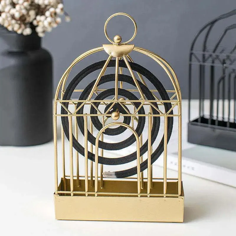 New Mosquito Coil Holder Bird Cage Shape - Image 3