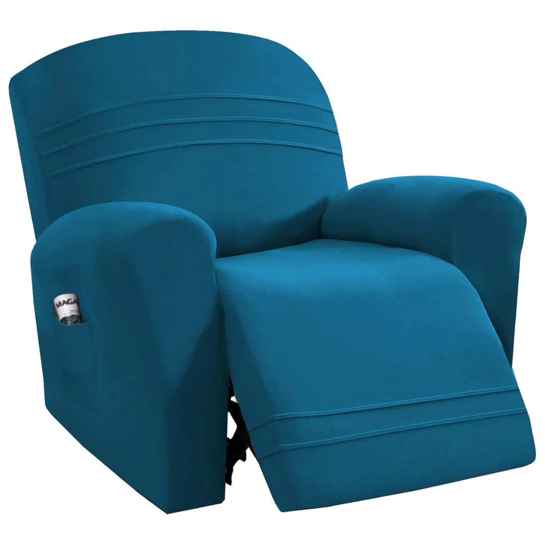 New Version Velvet Recliner Sofa Covers Stretch Reclining Couch Covers Sofa Slipcovers - Image 3