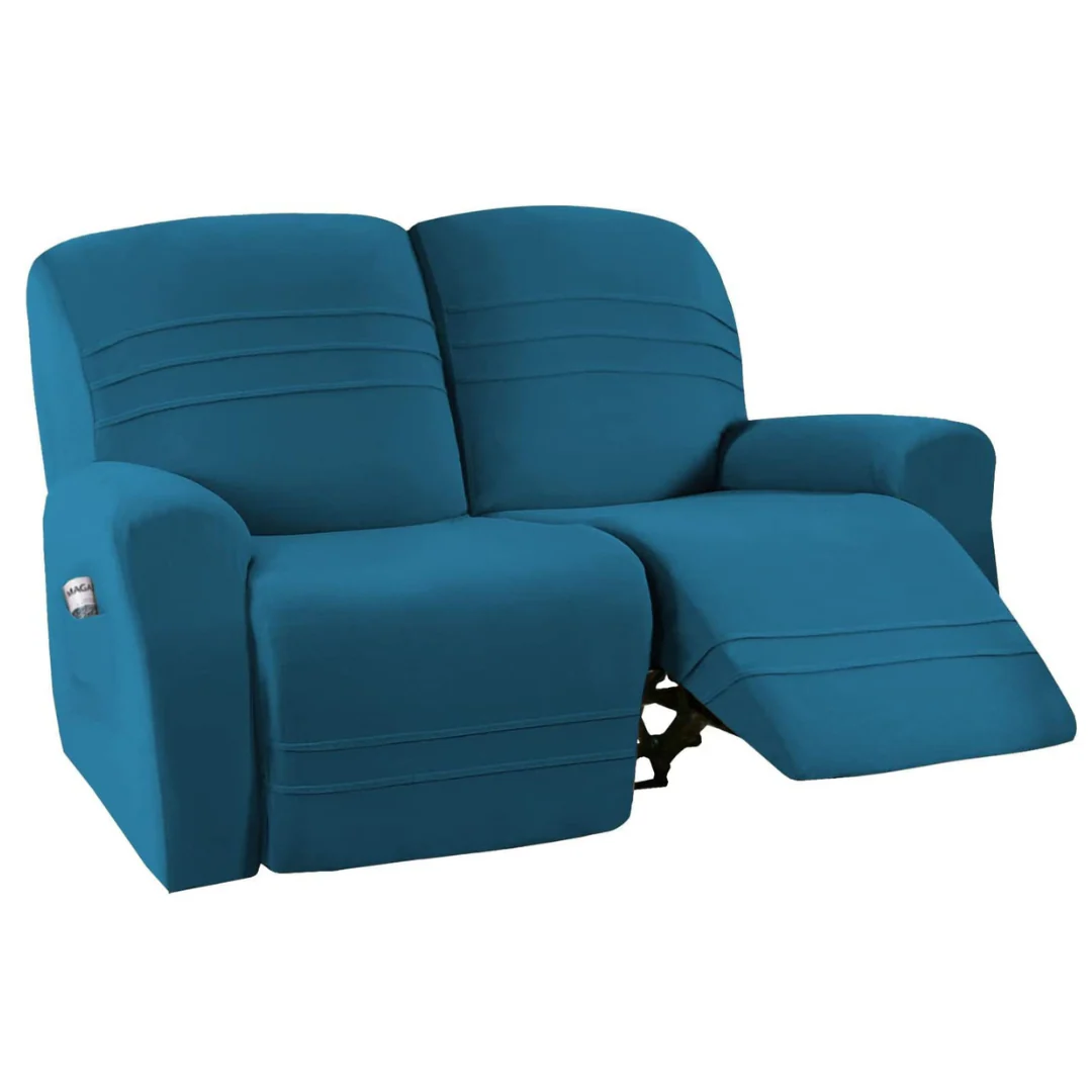 New Version Velvet Recliner Sofa Covers Stretch Reclining Couch Covers Sofa Slipcovers - Image 4