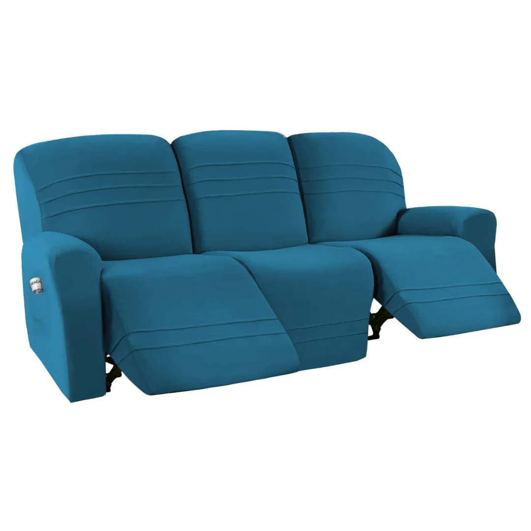 New Version Velvet Recliner Sofa Covers Stretch Reclining Couch Covers Sofa Slipcovers - Image 6