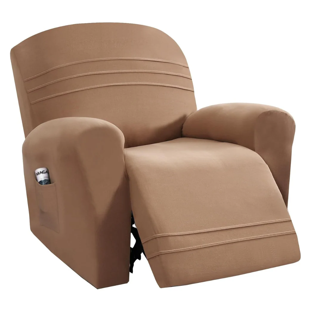 New Version Velvet Recliner Sofa Covers Stretch Reclining Couch Covers Sofa Slipcovers - Image 7