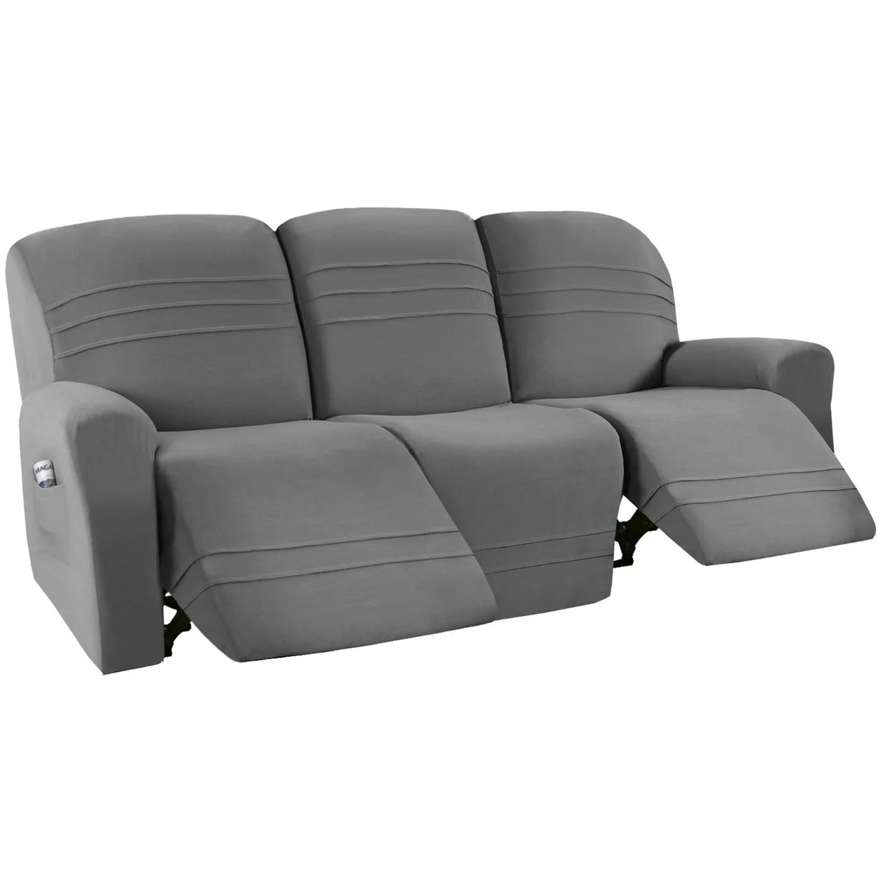 New Version Velvet Recliner Sofa Covers Stretch Reclining Couch Covers Sofa Slipcovers - Image 9