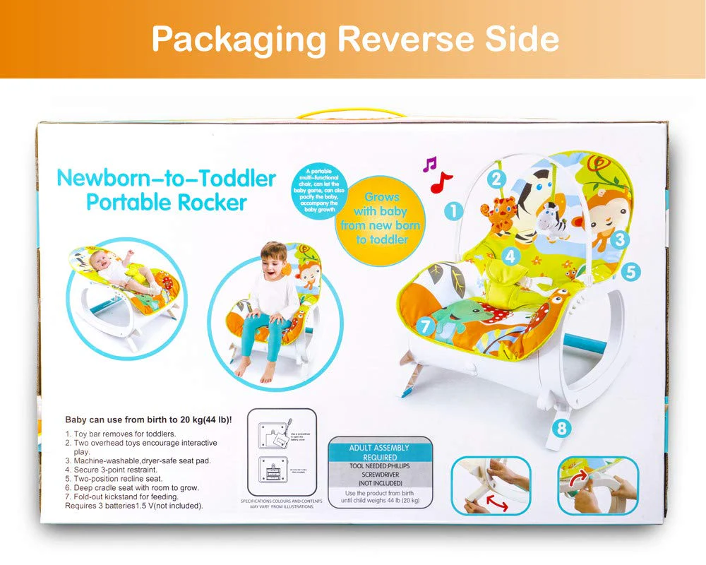 Newborn to toddler portable rocker - Image 3