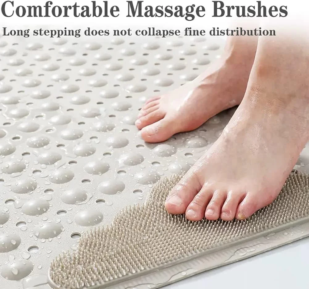 Non-Slip Shower Mat with Foot Massage – 50×80cm Bathroom Safety Mat - Image 6