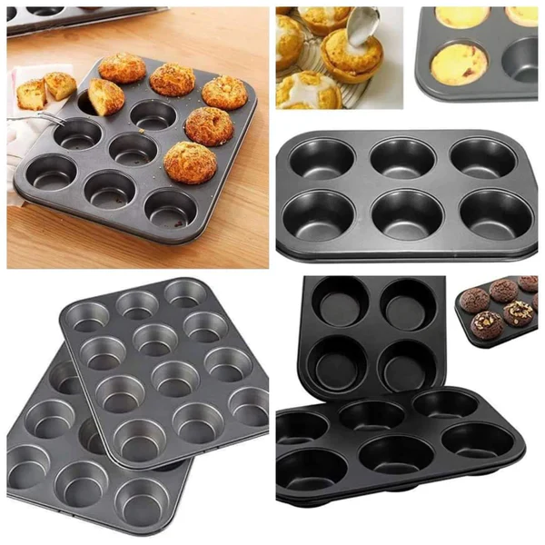 Non~ stick Cupcake baking tins - Image 3