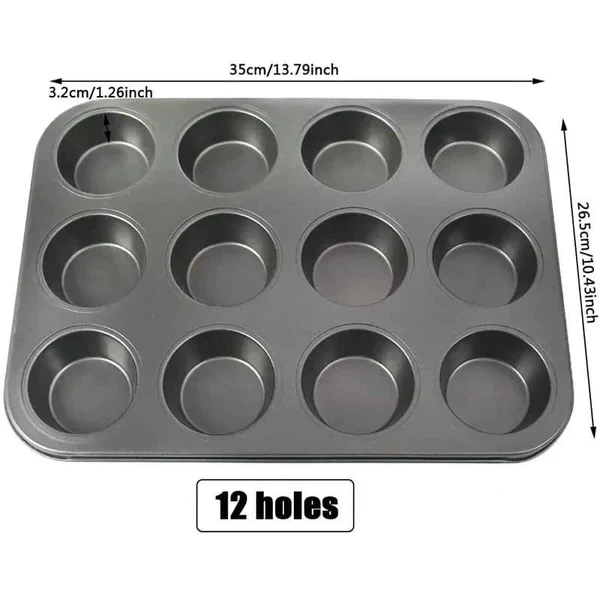 Non~ stick Cupcake baking tins - Image 4