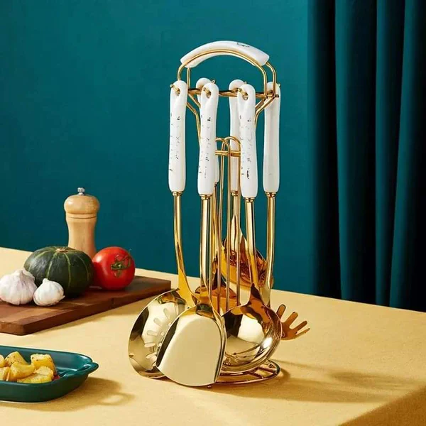 Nordic Stainless Steel Serving Spoons - Image 2