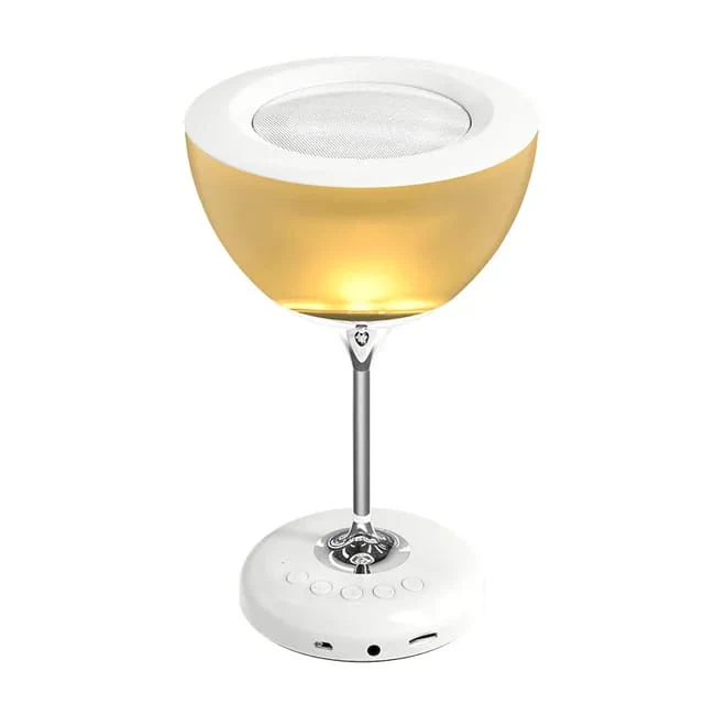 Novel wine glass bedside lamp with 6 colour atmospheric lights - Image 2