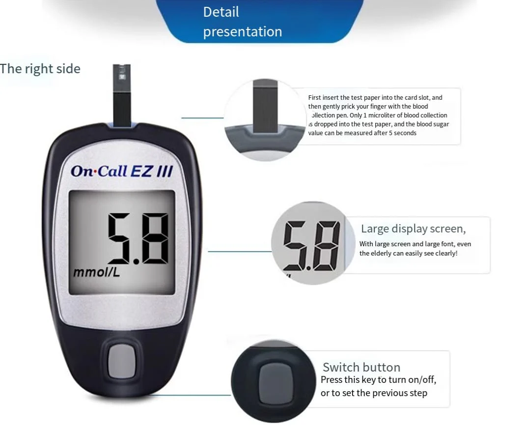 On call Blood sugar meter , Glucometer - Image 6
