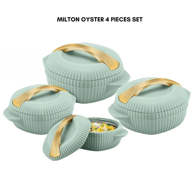 Oyster Milton 4pc Insulated Hotpot Food Warmer Set - Image 2