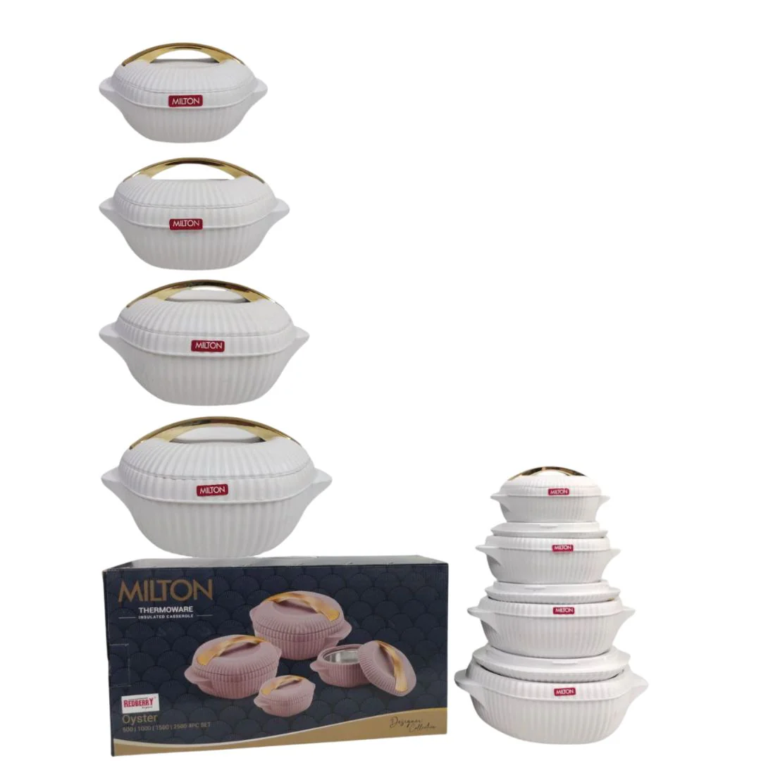 Oyster Milton 4pc Insulated Hotpot Food Warmer Set - Image 6