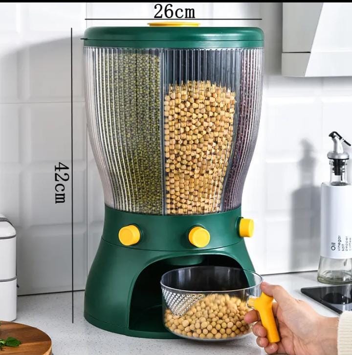Partitioned Rotating Cereal Dispenser - Image 2