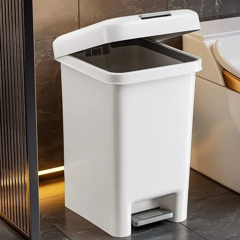 Pedal Push Trash Can Dustbin - Image 3