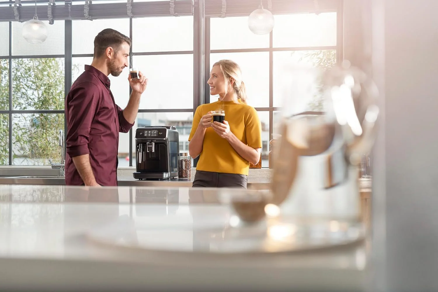 Philips 2200 Series Fully Automatic Espresso Machine | Classic Milk Frother & Touch Display - Image 6