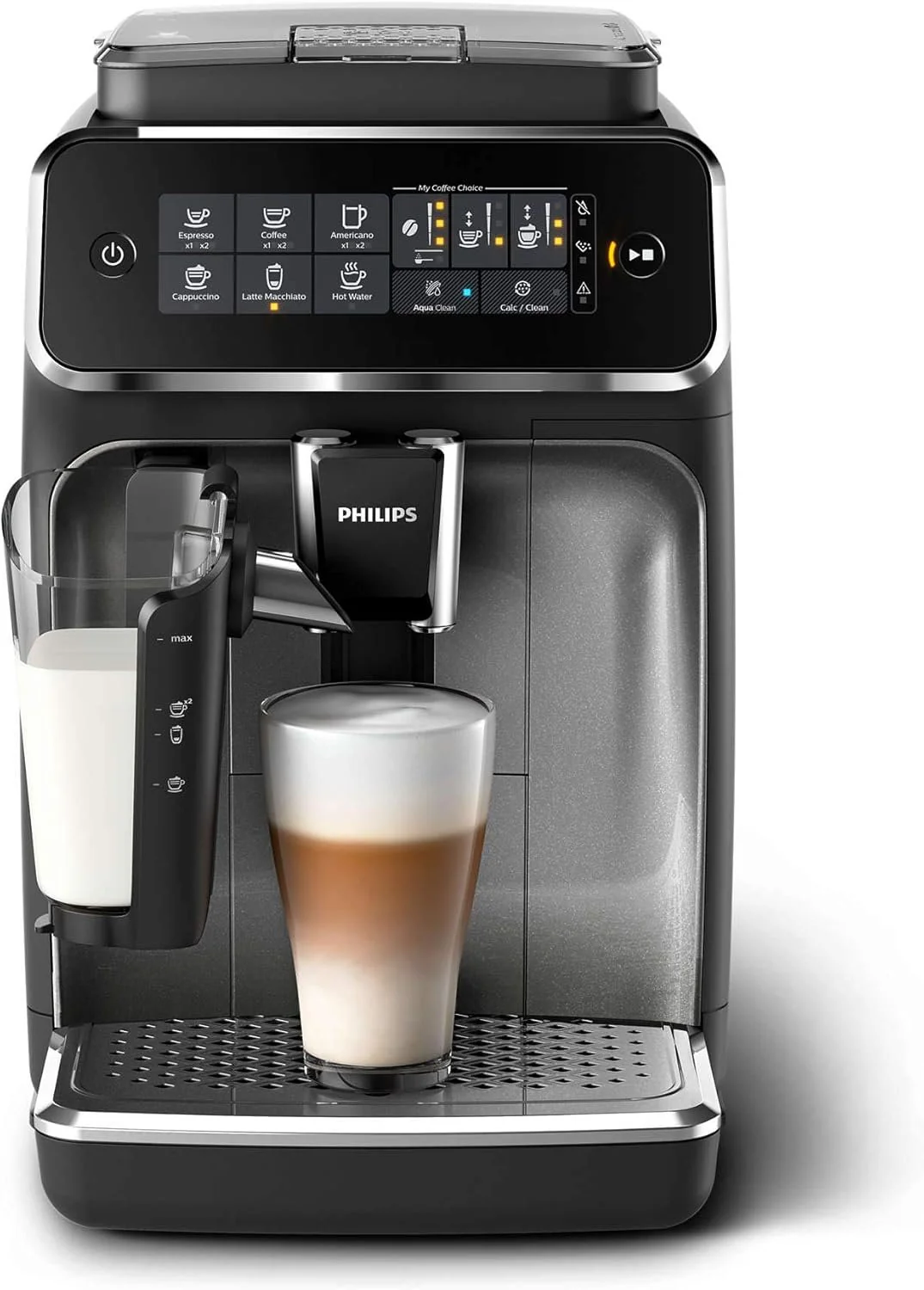Philips 3200 Series Fully Automatic Espresso Machine | LatteGo, SilentBrew, AquaClean & Touch Display - Image 2