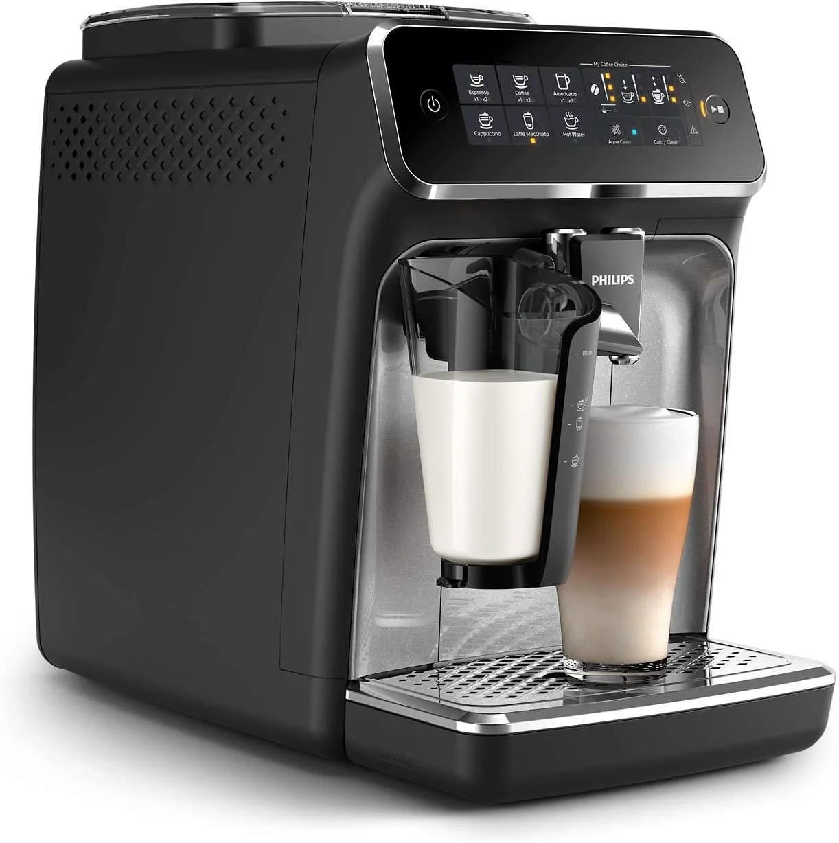 Philips 3200 Series Fully Automatic Espresso Machine | LatteGo, SilentBrew, AquaClean & Touch Display - Image 3