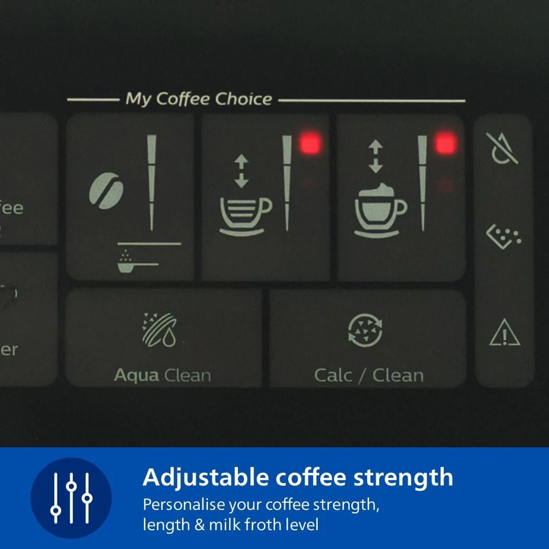 Philips 3300 Series Fully Automatic Coffee Machine | LatteGo, SilentBrew & Coloured Touch Display - Image 5