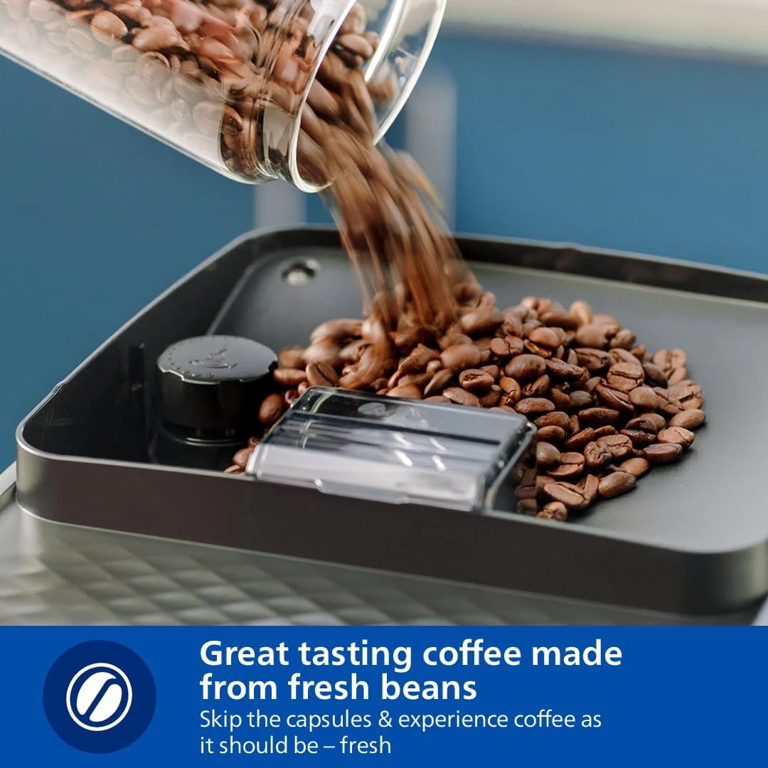 Philips 3300 Series Fully Automatic Coffee Machine | LatteGo, SilentBrew & Coloured Touch Display - Image 6