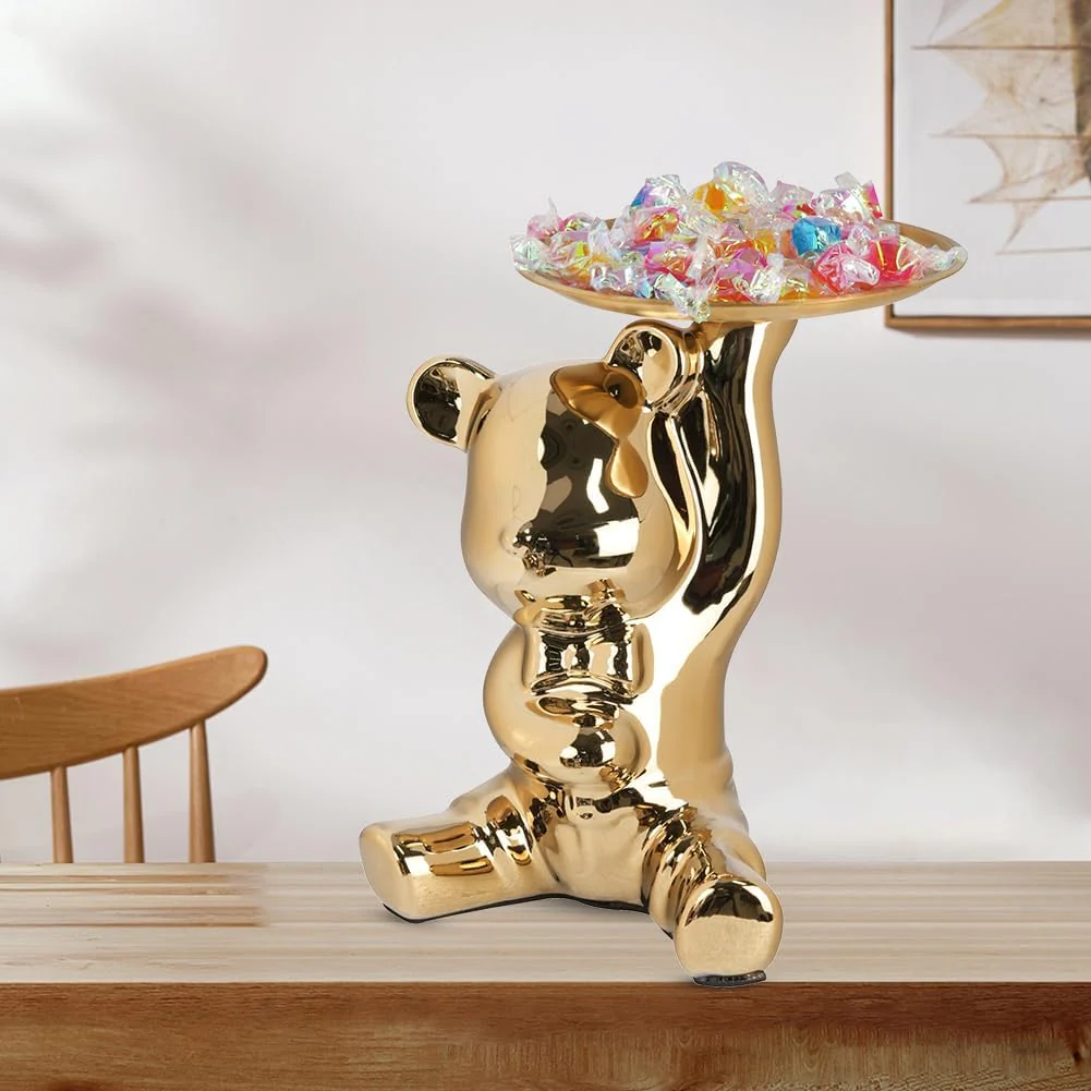 Piggy Bank Personality Bear Money Box Sculptures . - Image 7