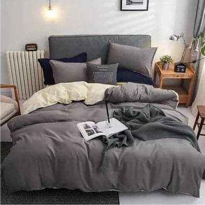 Plain color Cotton Duvet cover sets - Image 5
