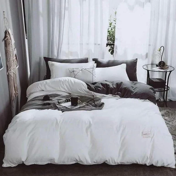 Plain color Cotton Duvet cover sets - Image 6