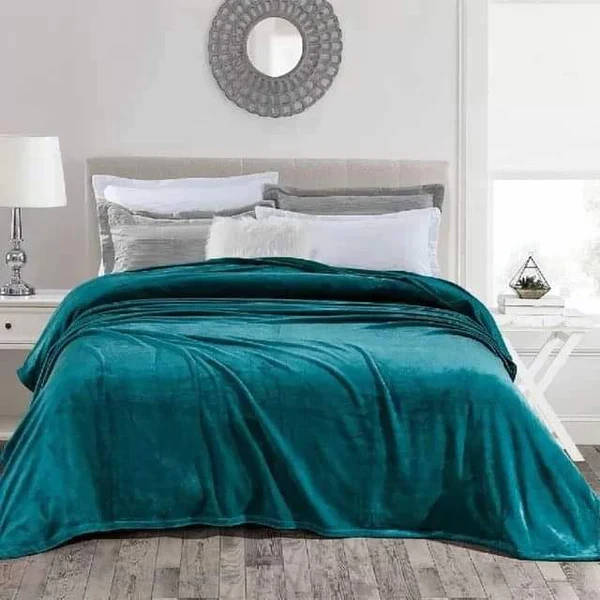 Plain fleece blanket - Image 2