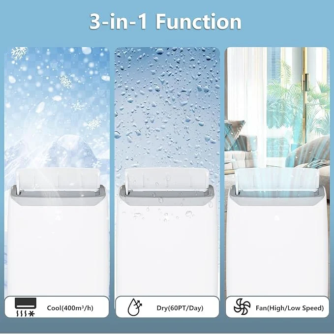 Tlac Portable Air Conditioner Mobile AC- Cools Rooms up to 550 Sq.ft - Image 4