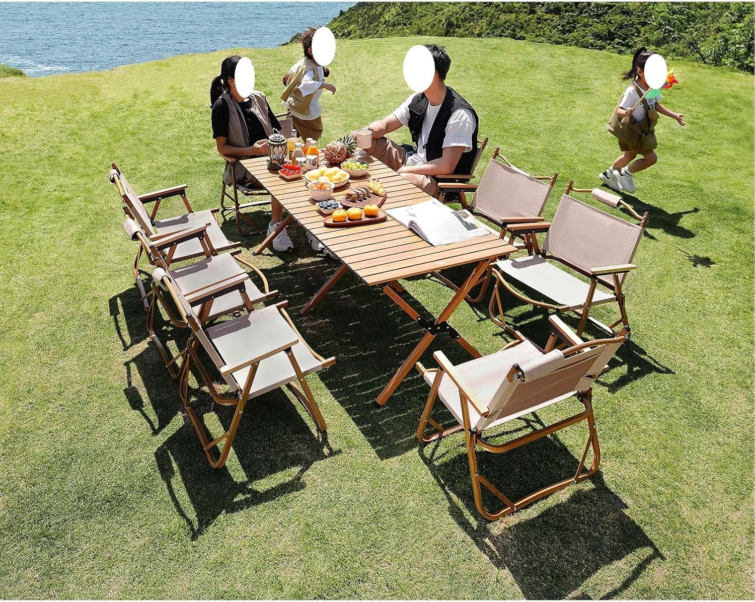 Portable Foldable Kermit Chair, Outdoor Chair, Resort Chair, Compact, Foldable, Camping Chair, Easy Assembly, Backrest, Low Style, Leisure Chair - Image 8