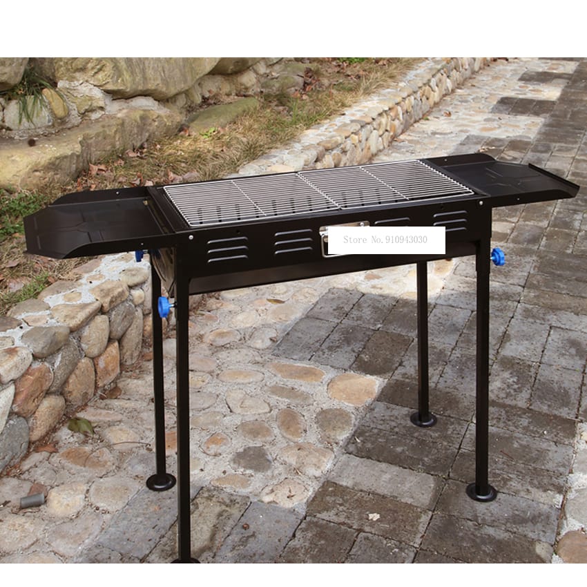 Portable Folding Charcoal BBQ Grill – Large Outdoor Grill for 5 - Image 4