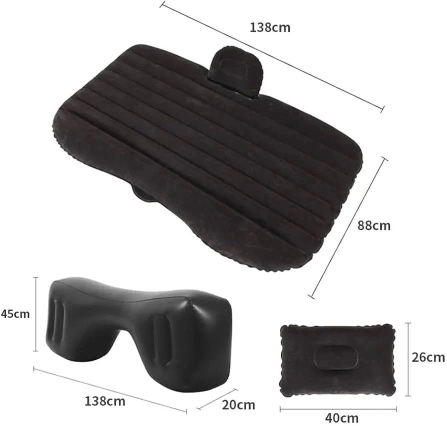 Portable inflatable car back seat bed - Image 2