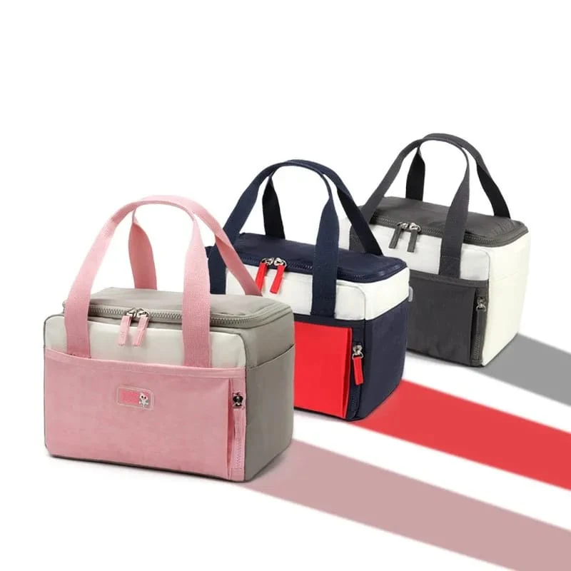 Portable multiple pockets women lunch bag(J) - Image 3