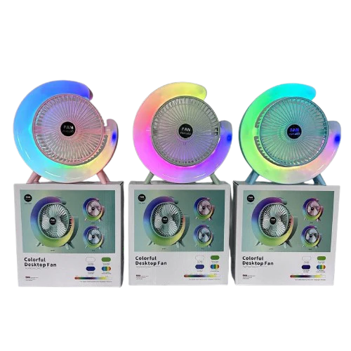 Portable rechargeable desktop Fan - Image 3