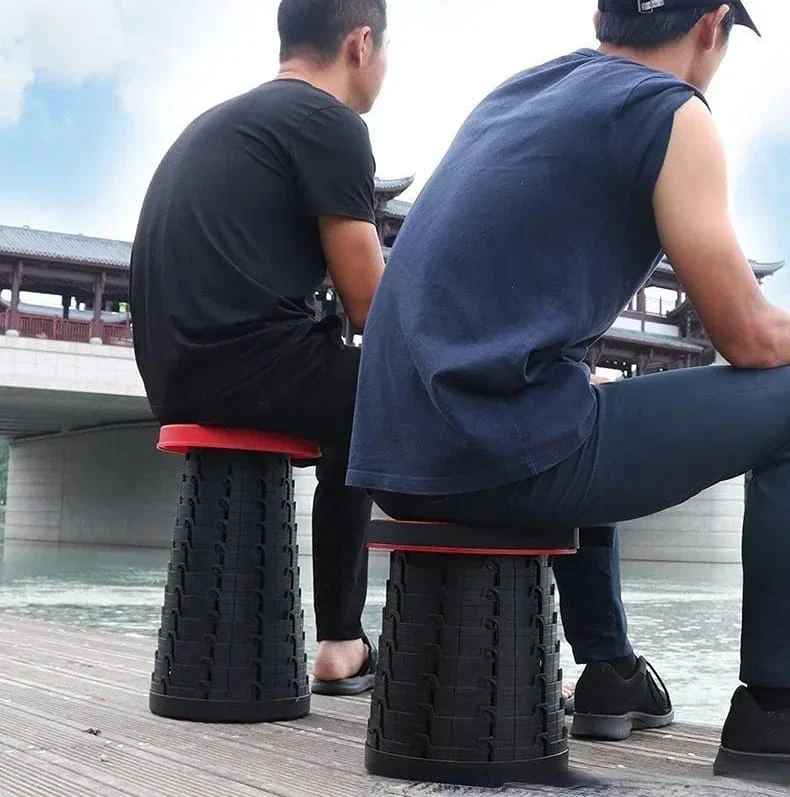 Portable Retractable plastic stool - Image 2