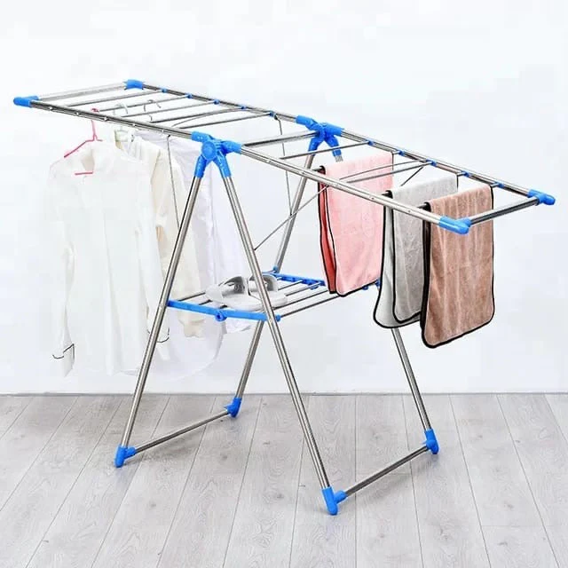 Portable Steel Clothes Hanger Clothes Drying Rack - Image 4