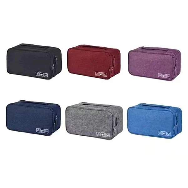 Portable Travel Underwear & Bra Organizer Pouch | Compact Waterproof Packing Case - Image 5