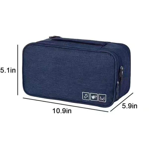 Portable Travel Underwear & Bra Organizer Pouch | Compact Waterproof Packing Case - Image 6