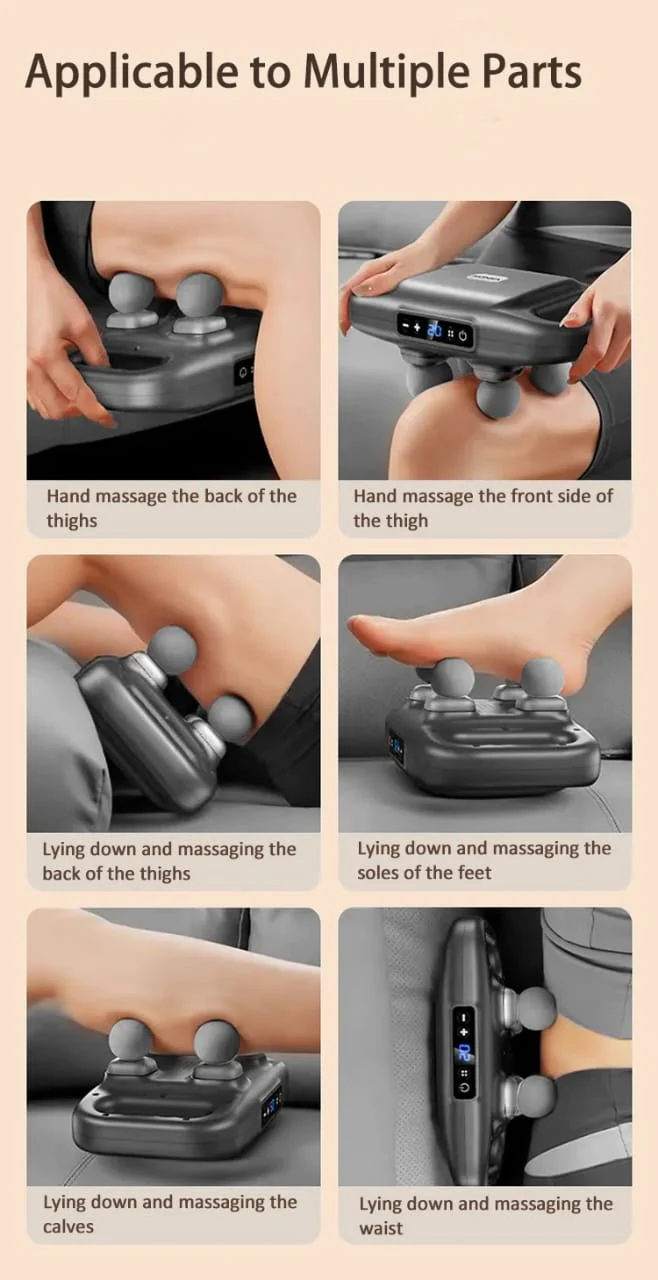 Powerful four heads deep tissue massager - Image 6