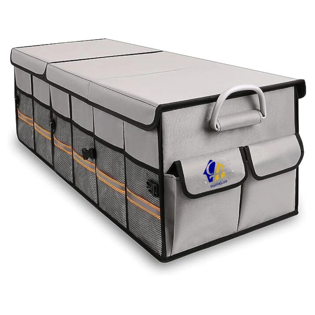 Premium Foldable Car Trunk Boot Organizer Large Multi-Compartment Storage Bin for Groceries, Tools, Baby Gear & Travel Waterproof, Durable SUV Boot Organizer | Buy in Kenya - Image 12