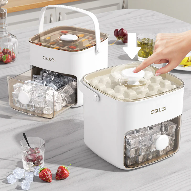 Premium Double Layed Large Capacity 48 Grid Ice Cube maker Tray - Image 4