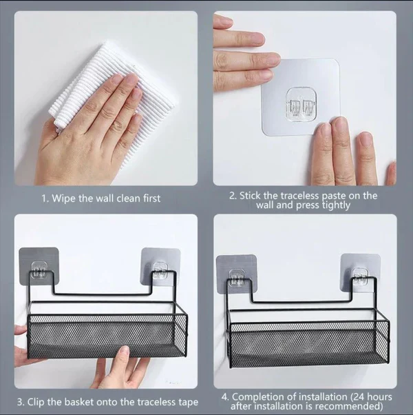 Premium quality wall mounted bathroom organizer - Image 4