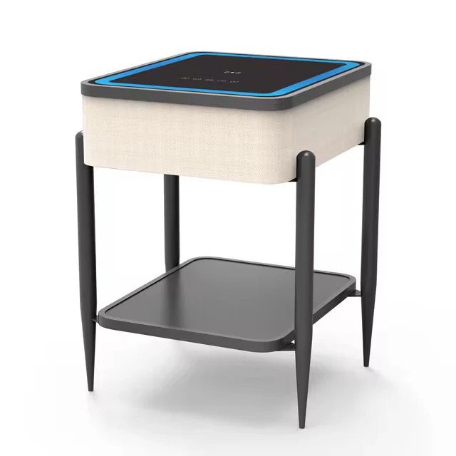 Premium Smart Accent Table with Built-in Bluetooth Speakers Multi-Functional Side Table for Living Room, Bedroom & Coffee Nooks - Image 3