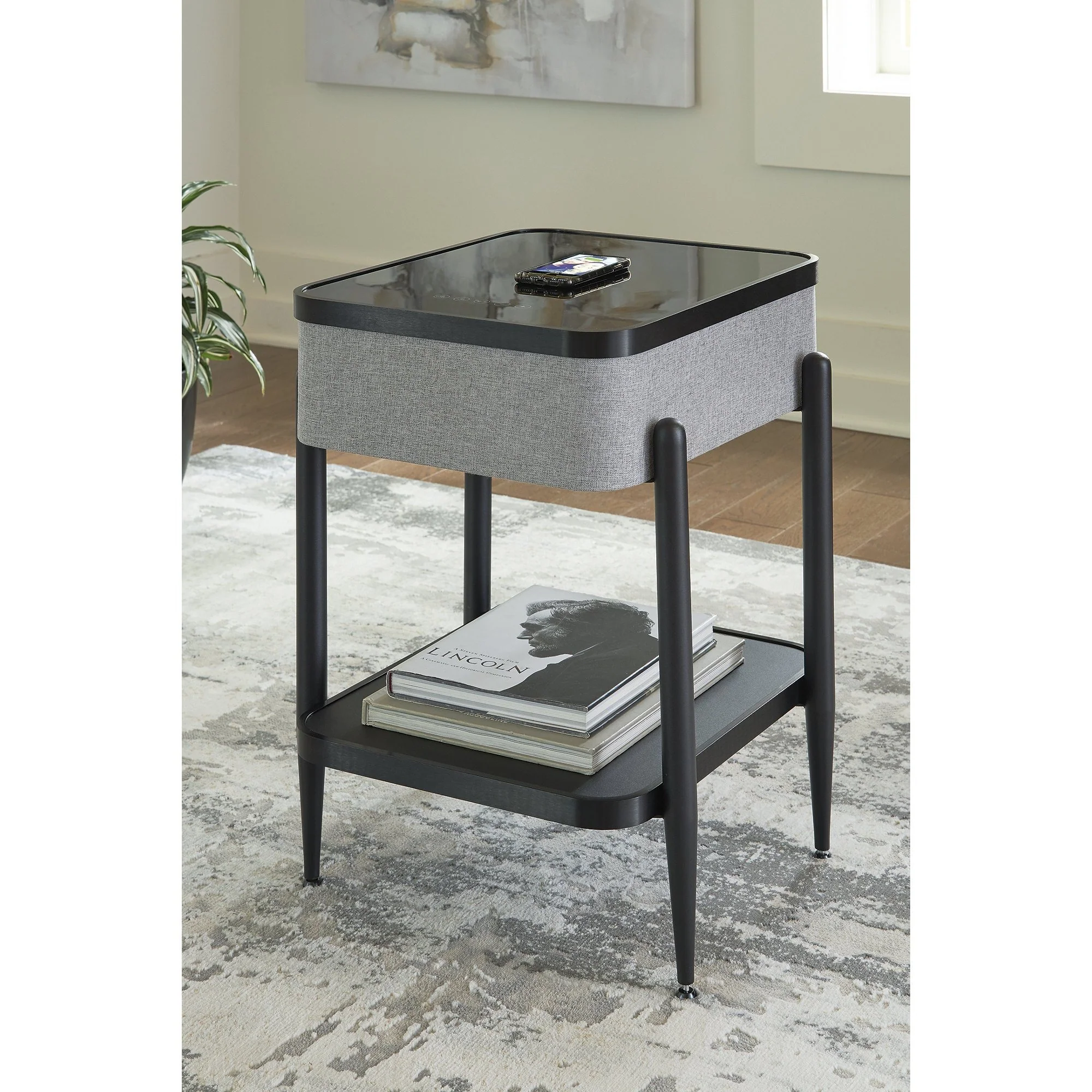 Premium Smart Accent Table with Built-in Bluetooth Speakers Multi-Functional Side Table for Living Room, Bedroom & Coffee Nooks - Image 4