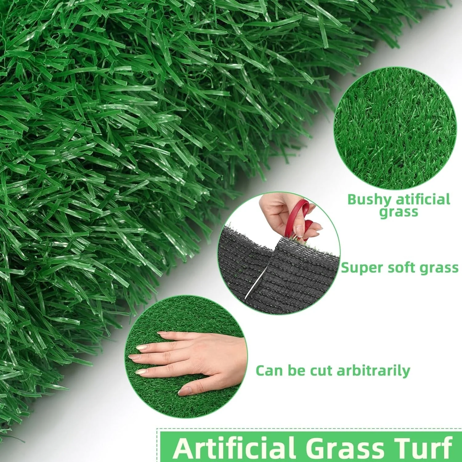 Premium Synthetic Artificial Grass Turf 35mm - Image 3