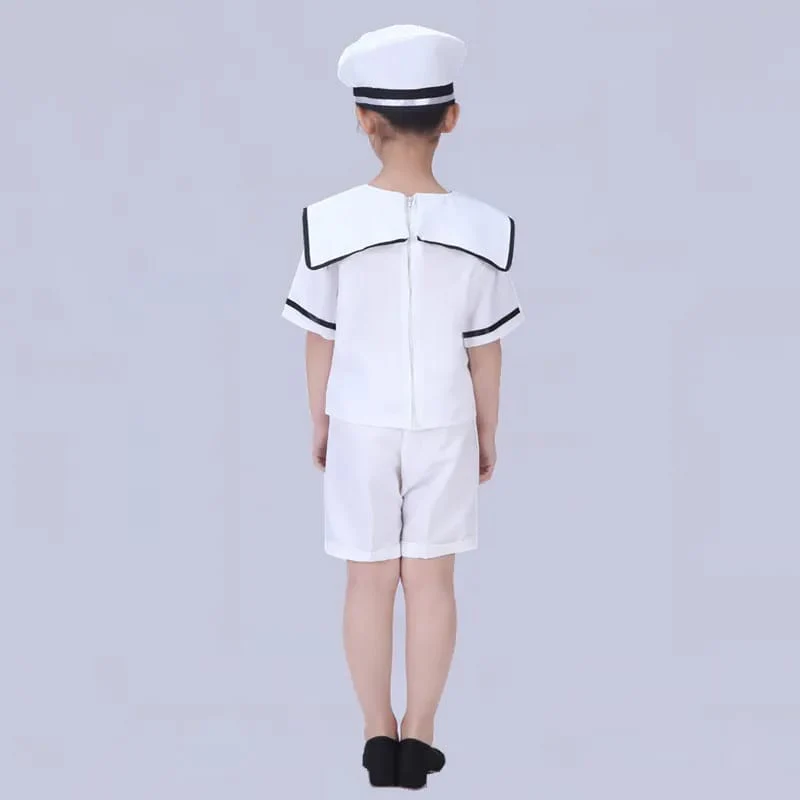 Professional Children's Marine hostess & host sailor cosplay costume - Image 3