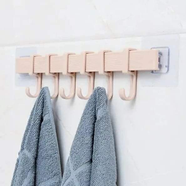 Punch Free 6 Hook Wall Hanger - Image 2