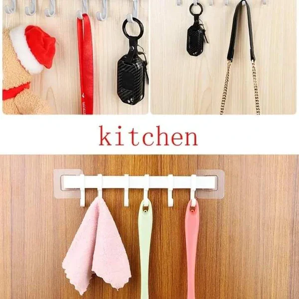 Punch Free 6 Hook Wall Hanger - Image 5