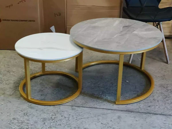 Pure marble Nesting Table - Image 2